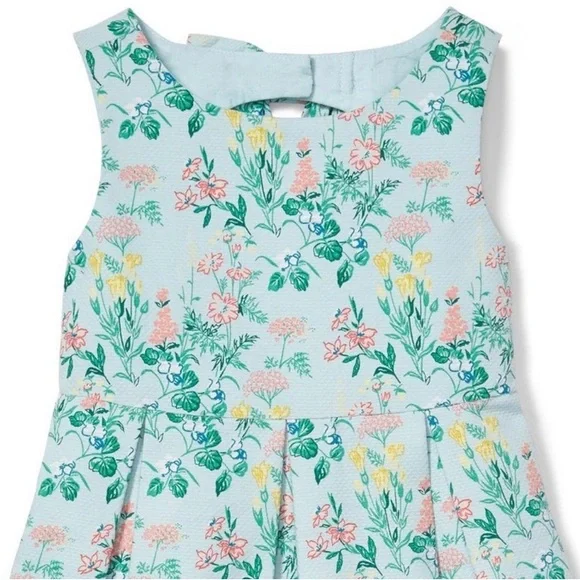 JANIE & JACK Cotton Ditsy Floral Easter Dress size 7 - Picture 4 of 10